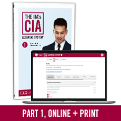 IIA CIA Learning System Version 7.0: Self-Study Part 1 (Online + Print)