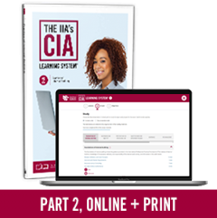 IIA CIA Learning System Version 7.0: Self-Study Part 2 (Online + Print)